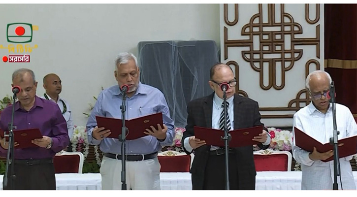 Four more advisers to interim govt sworn in