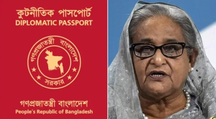 Bangladesh revokes diplomatic passport of ex-PM Hasina