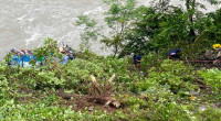 Bus with 40 on board plunges into Nepal river, most rescued