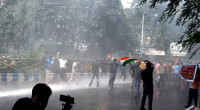 Indian police fire teargas at hundreds protesting Kolkata doctor's rape, murder