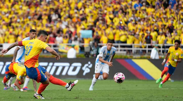 Colombia down Argentina, Brazil stunned in World Cup qualifiers