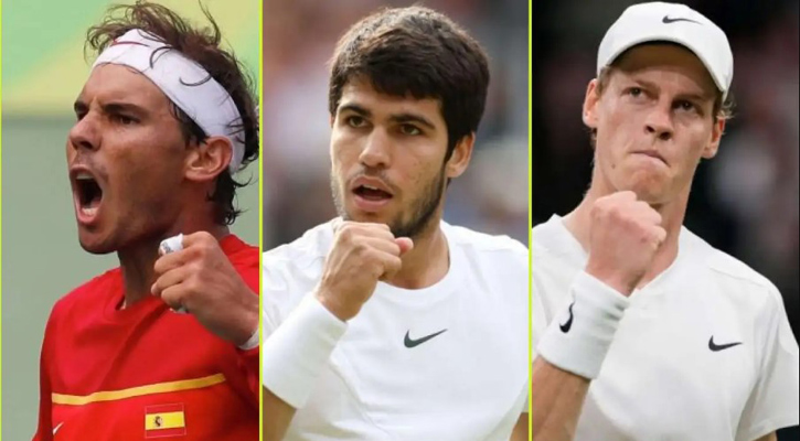 Nadal, Alcaraz, Sinner in Davis Cup finals teams