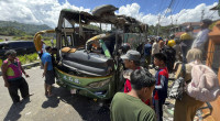 Indonesia bus crash leaves at least 12 dead