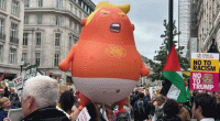 Thousands protest in London against Trump’s second UK state visit