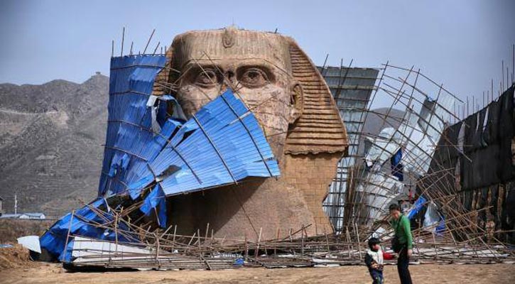 মিশরের অভিযোগে সরিয়ে ফেলা হলো চীনের স্ফিংক্স রেপলিকা