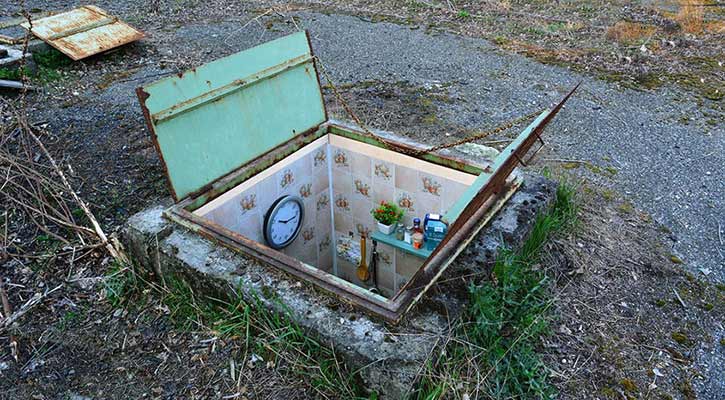 ম্যানহোল হয়ে গেলো বসবাসযোগ্য ঘর!