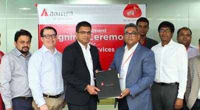 দ্রুতগতির ওয়াইফাই নিশ্চিতে রবি-আমরা নেটওয়ার্কের চুক্তি