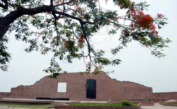 শোকের বধ্যভূমিতে লাল কৃষ্ণচূড়া