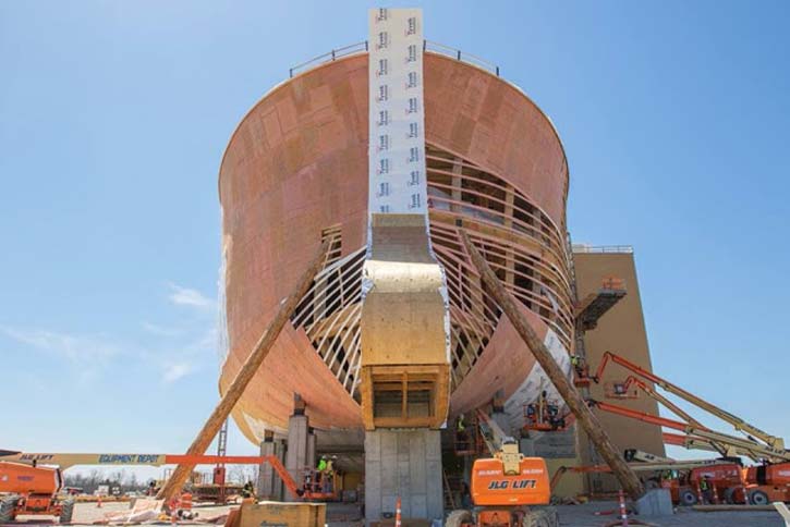 নূহের নৌকার বাস্তব রূপ যুক্তরাষ্ট্রের কেনটাকিতে!