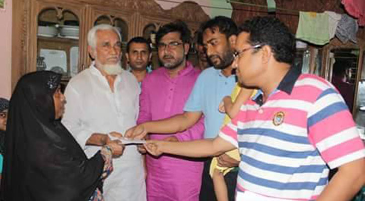 নিখোঁজ ছাত্রদল নেতার পরিবারকে সহায়তা