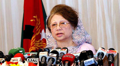 রোববার বিকেলে খালেদার সংবাদ সম্মেলন