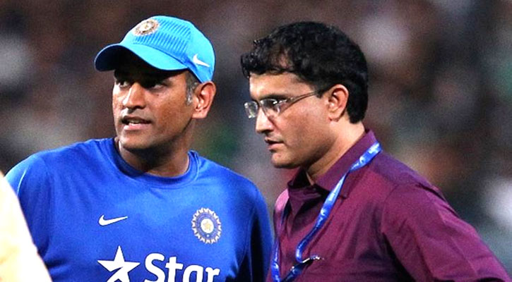 ধোনিকে চার নম্বরেই চান গাঙ্গুলি
