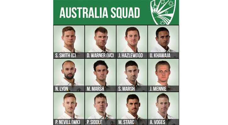 অজিদের দল ঘোষণা, ফিরলেন খাজা