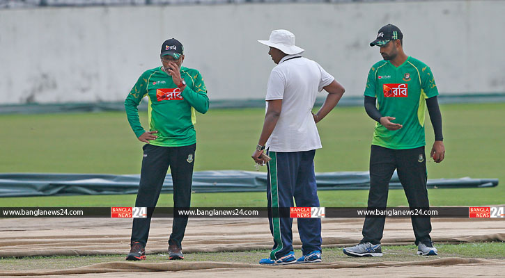 রাতে বৃষ্টি হয়নি, শেষ টেস্টের জন্য প্রস্তুত মিরপুর