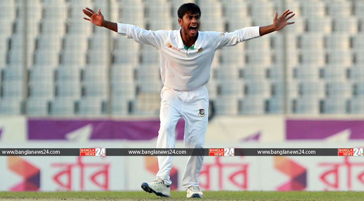 ২ টেস্টে ১৯ উইকেট, ১২৯ বছরের রেকর্ড ভাঙলেন মিরাজ