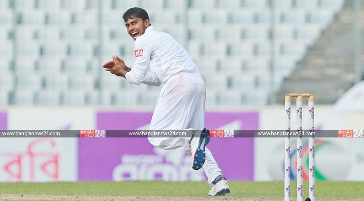 এক টেস্টে ১০ উইকেট মিরাজের