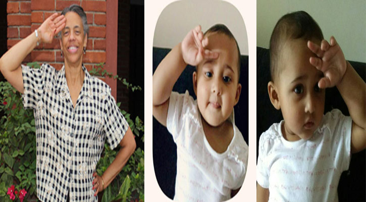 ‘স্যালুট’ ভঙ্গিতে সাকিব কন্যা-মার্কিন রাষ্ট্রদূত