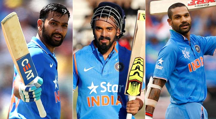 রোহিত-রাহুল-ধাওয়ানকে পাচ্ছে না ভারত