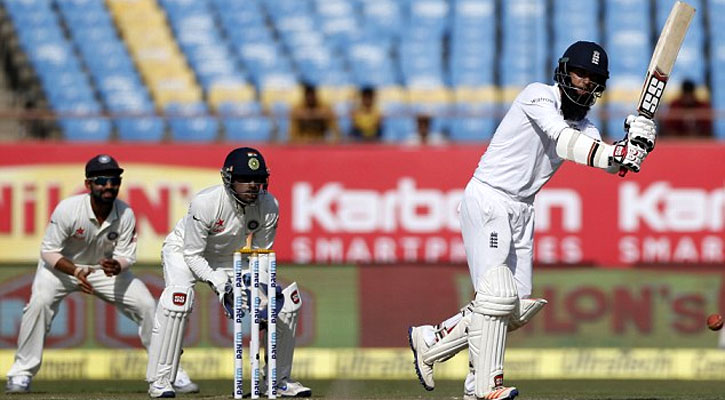 রাজকোট টেস্টের প্রথম দিন ইংল্যান্ডের