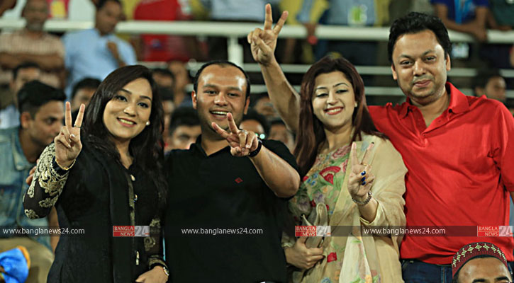 রংপুরের খেলা দেখতে বসুন্ধরা গ্রুপের ভাইস-চেয়ারম্যান