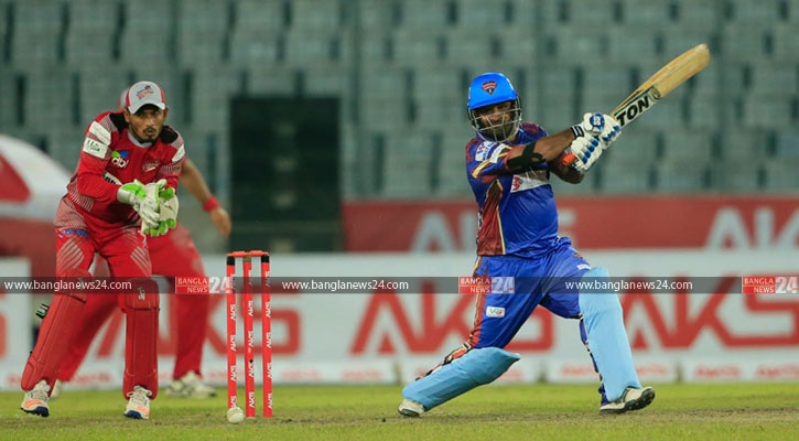শাহজাদের ঝড়ো ব্যাটিংয়ে রংপুরের জয়