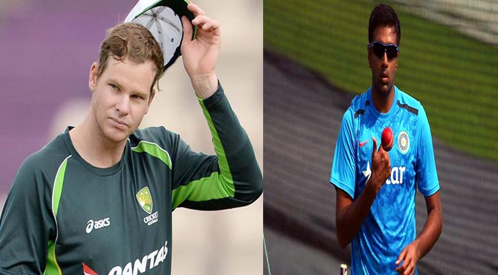 টেস্ট র‌্যাংকিংয়ে শীর্ষে স্মিথ-অশ্বিন