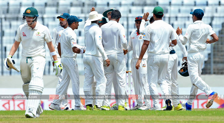 জয়ের ভিত গড়েই মধ্যাহ্ন বিরতিতে টাইগাররা