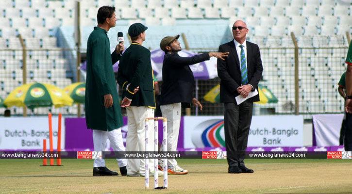 সিরিজ জয়ের ম্যাচে টস জিতে ব্যাটিংয়ে বাংলাদেশ