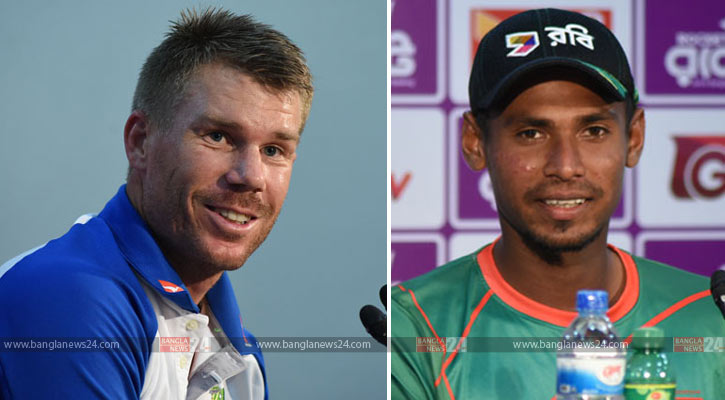 মুস্তাফিজকে জন্মদিনে শুভেচ্ছা জানিয়েছেন ওয়ার্নারও