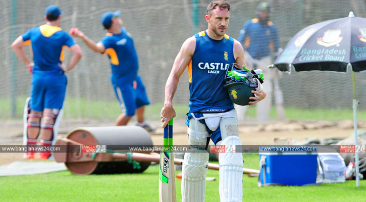 বাংলাদেশের বিপক্ষে তিন ফরম্যাটেই নেতৃত্বে ডু প্লেসিস