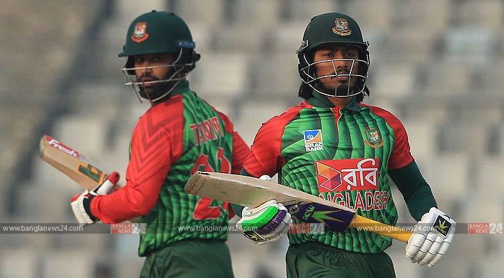 সিরিজ জয়ের লক্ষ্যে টসে জিতে ব্যাটিংয়ে বাংলাদেশ