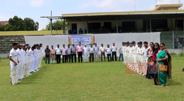 টাঙ্গাইল-ভারত ক্রিকেট প্রতিযোগিতা শুরু