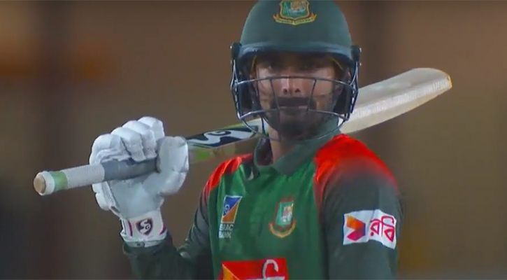 ঝড়ো ব্যাটিংয়ে ফিফটি তুলে ফিরলেন লিটন