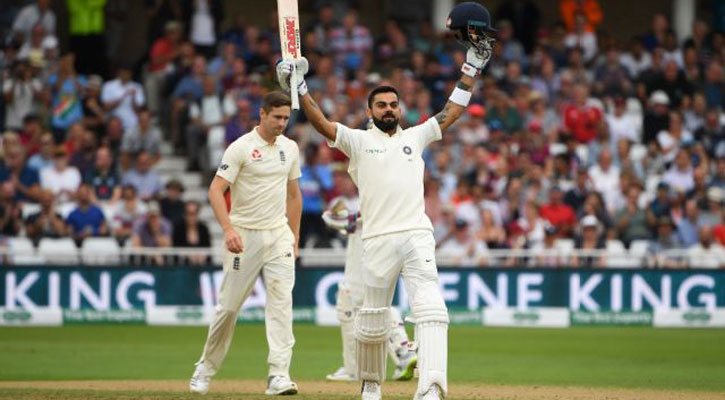 শীর্ষস্থান ফিরে পেলেন কোহলি