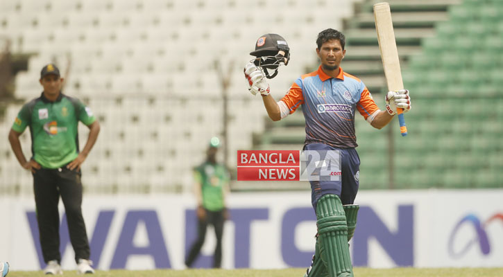 বৃথা ফজলে মাহমুদের সেঞ্চুরি, বৃষ্টি আইনে জয়ী খেলাঘর