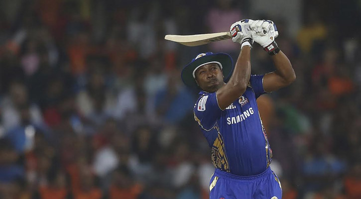 পোলার্ড ঝড়ে ম্লান রাহুলের সেঞ্চুরি