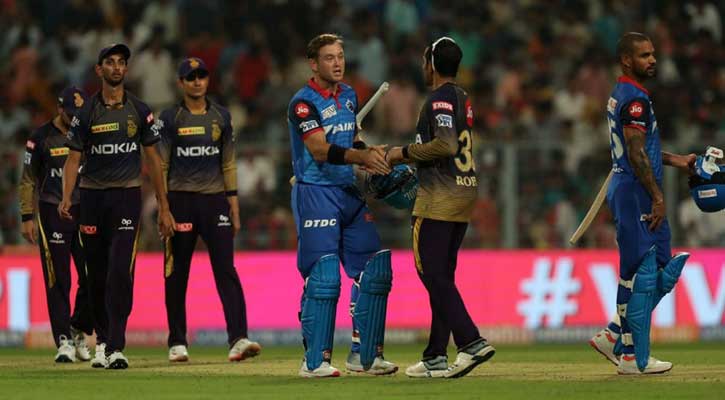 ধাওয়ানের ব্যাটে কলকাতাকে হারালো দিল্লি