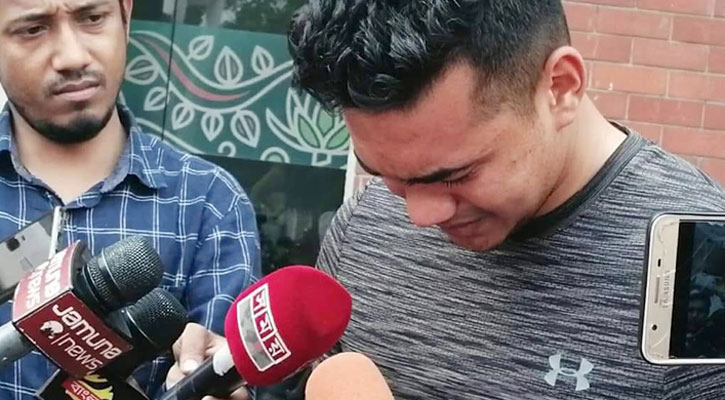 কাঁদলেন তাসকিন