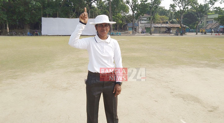 নারী আম্পায়ার মিনতির চোখ জাতীয় পর্যায়ে