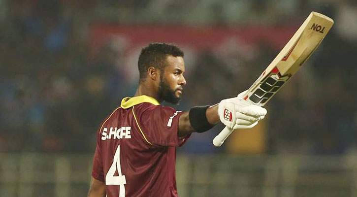 সেঞ্চুরি করে উইন্ডিজকে আশা দেখাচ্ছেন হোপ