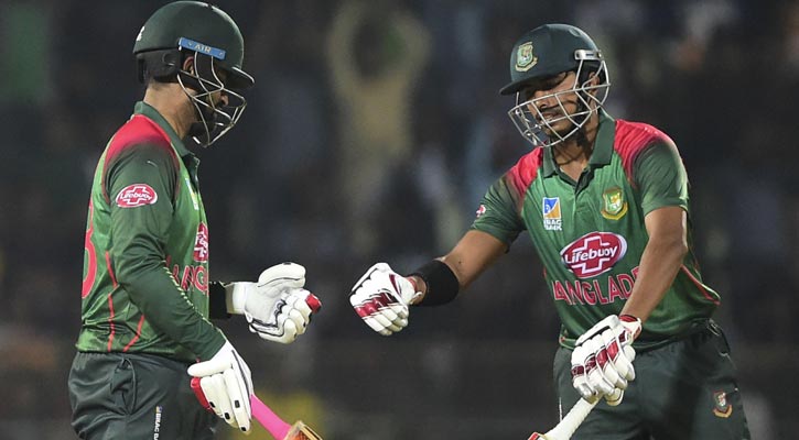 তামিম-সৌম্যদের ব্যাটে টাইগারদের উড়ন্ত সূচনা