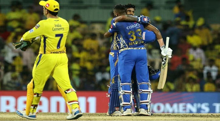 চেন্নাইকে হারিয়ে ফাইনালে মুম্বাই