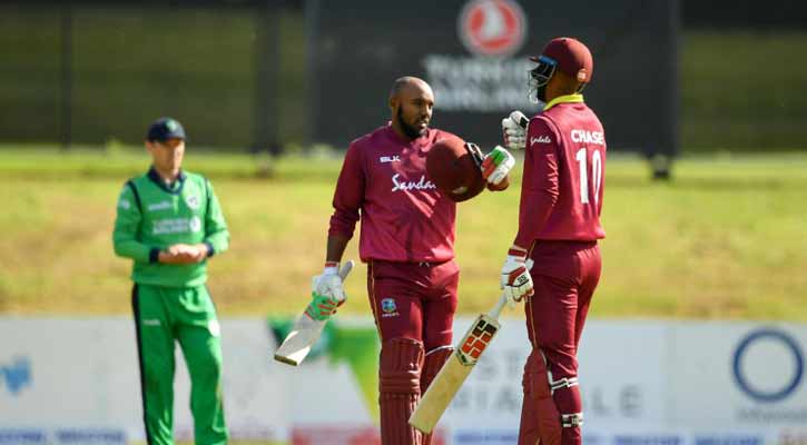 অ্যামব্রিজের সেঞ্চুরিতে রেকর্ড গড়ে জিতলো ওয়েস্ট ইন্ডিজ 