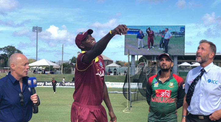 টসে হেরে ফিল্ডিংয়ে টাইগাররা, রাহির অভিষেক