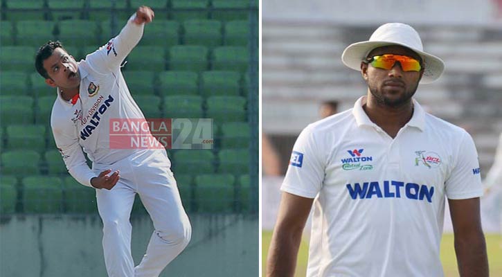 রাজ্জাকের রেকর্ডের দিনে এবাদতের ৫ উইকেট