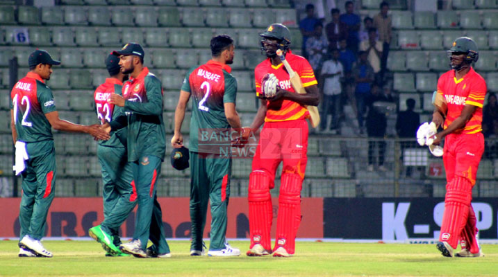 ইতিহাস গড়েই জিম্বাবুয়েকে হারালো বাংলাদেশ 