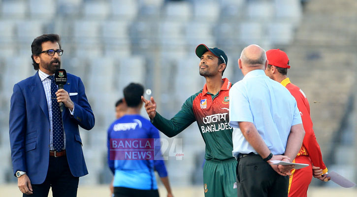 টসে হেরে ব্যাটিংয়ে বাংলাদেশ