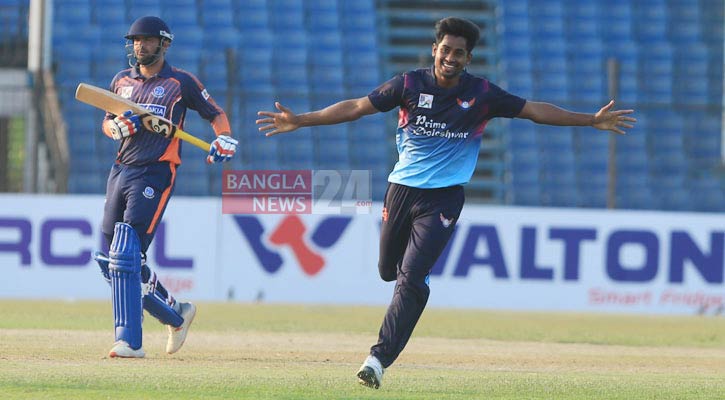 তাইবুরের সেঞ্চুরি-রেজাউরের বোলিংয়ে দোলেশ্বরের রোমাঞ্চকর জয়