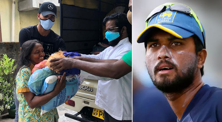 করোনা: ৬০ পরিবারকে খাদ্যদ্রব্য দিয়ে সাহায্য করলেন চান্দিমাল