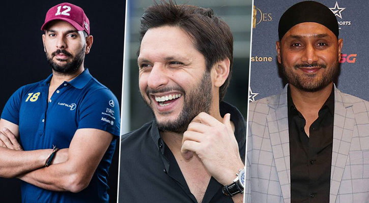 এবার যুবরাজ-হরভজনের পাশে দাঁড়ালেন আফ্রিদি